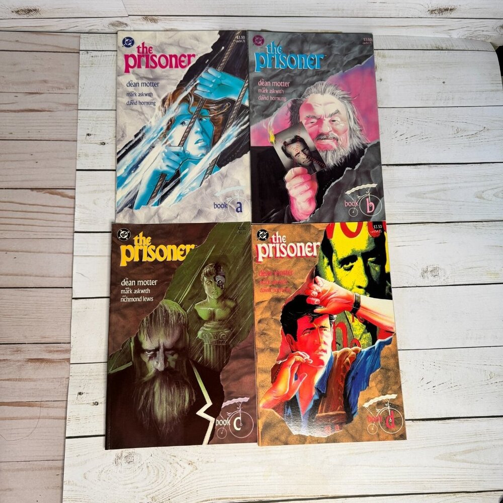 The Prisoner Issue #1-4 by Dean Motter & Mark Askwith DC‎ Comic Books Softcover